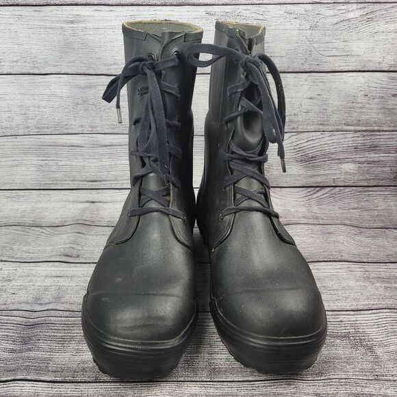 Hutchinson Mens Rubber Boots Size EU 41 Made In France - Picture 2 of 10